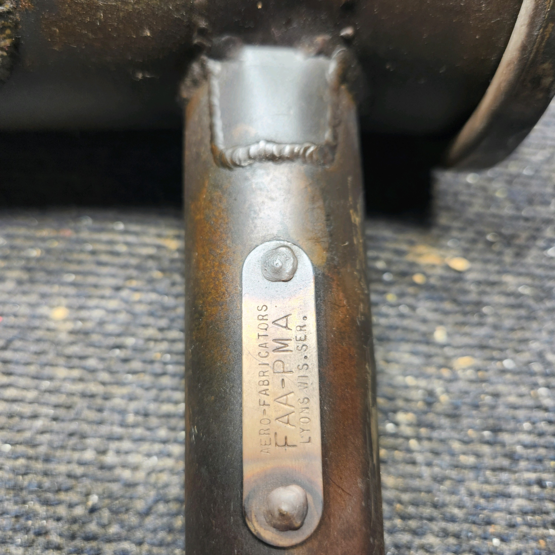 Used aircraft parts for sale, 0450400-4 cessna 150G Muffler Assembly - RH