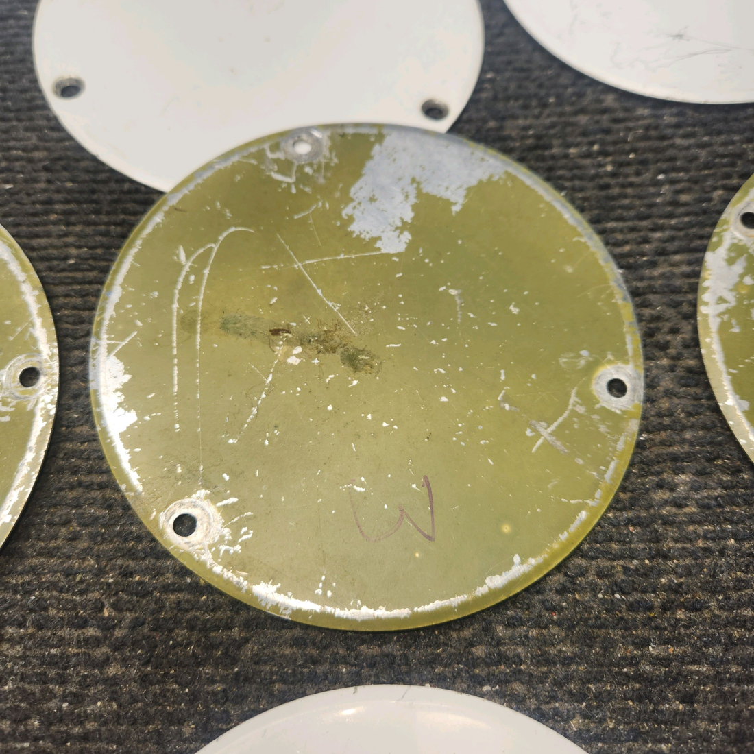 Used aircraft parts for sale, S225-1 Cessna 172E Inspection Cover Plate - Set of 33