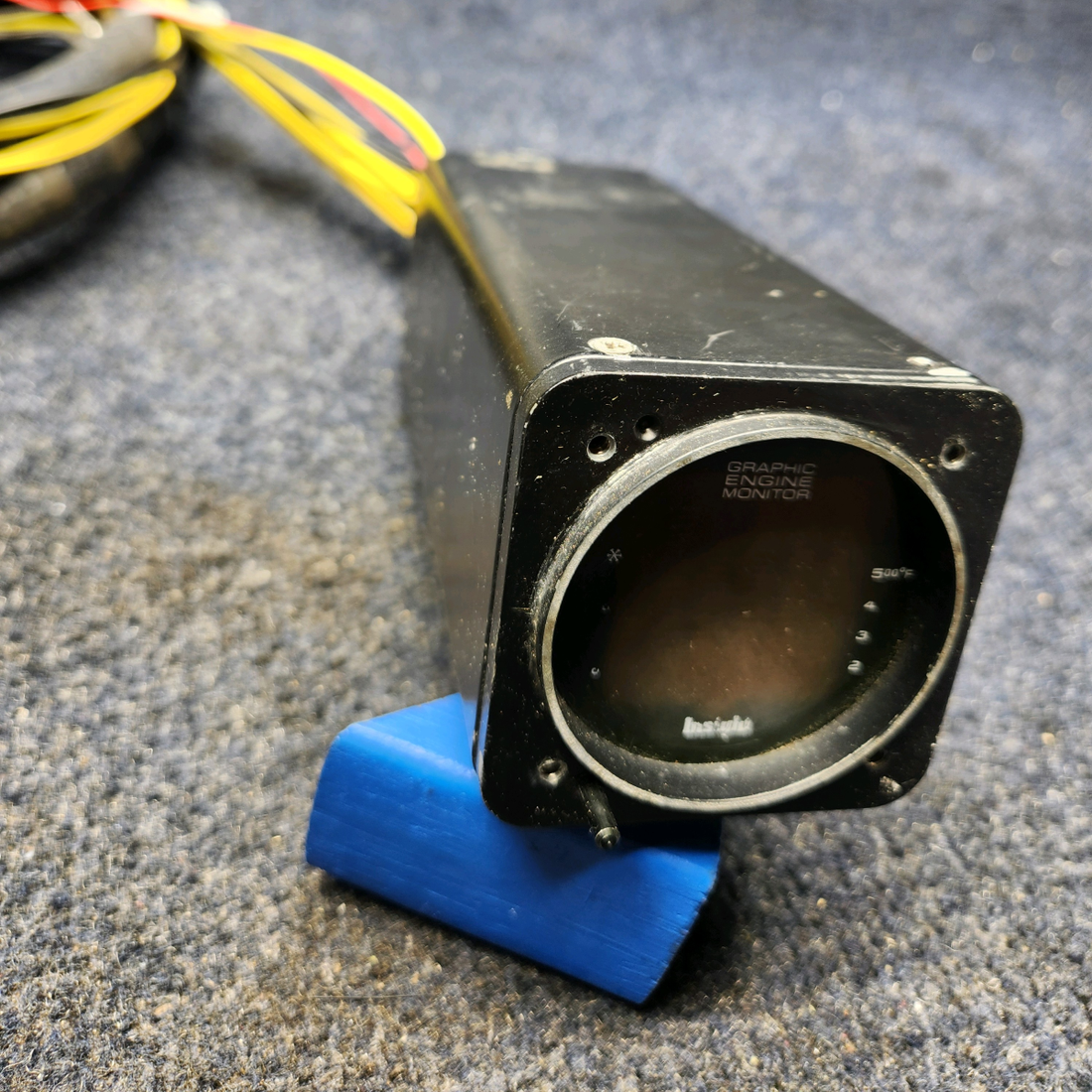 Used aircraft parts for sale, GEM-602 EGT-CHT BEECHCRAFT F35 INSIGHT GEM 602 GRAPHIC ENGINE MONITOR WITH CHT, EGT WITH PROBES.  AS REMOVED, WORKING WHEN REMOVED.