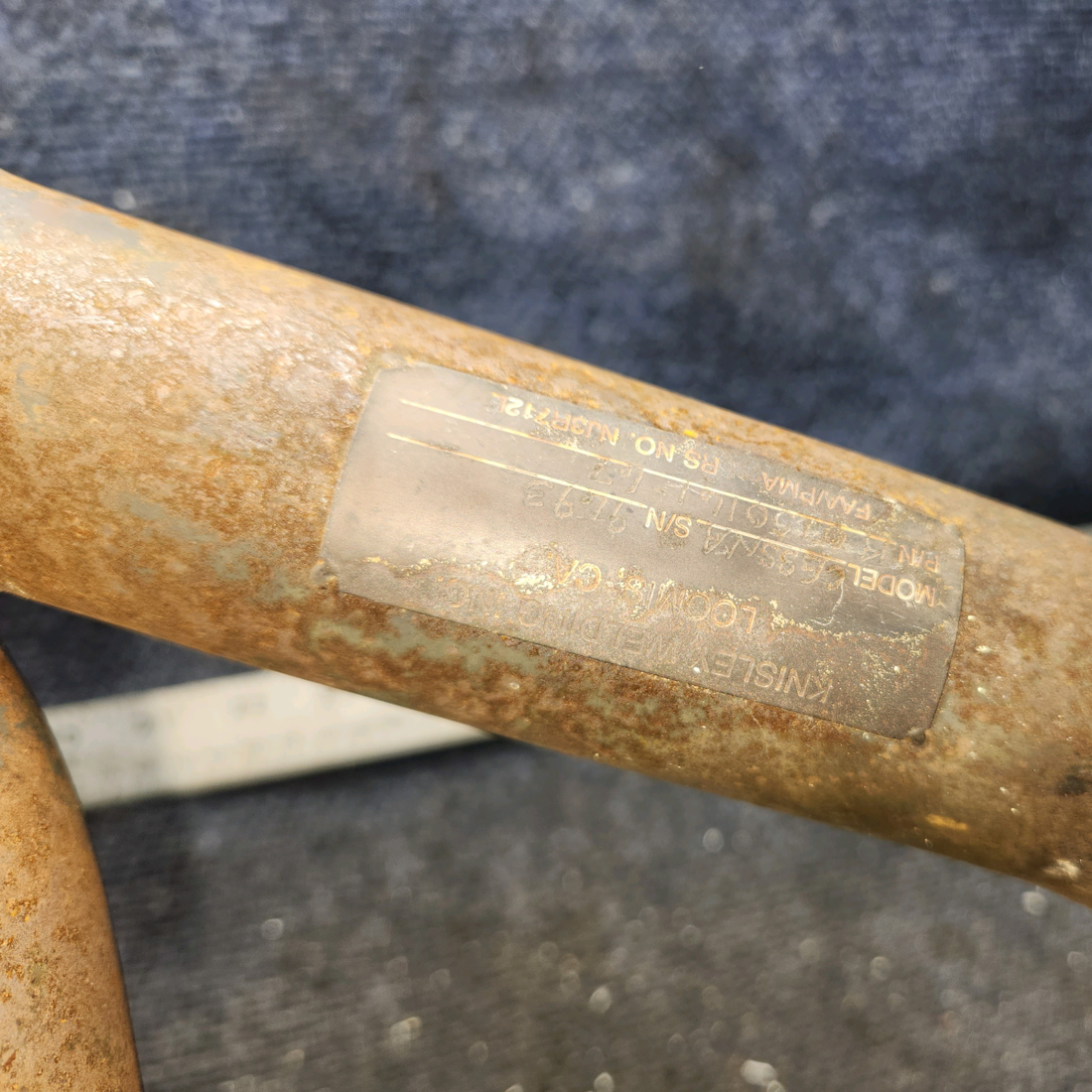 Used aircraft parts for sale, 0750161-31 Cessna 182G Exhaust Stack Assembly