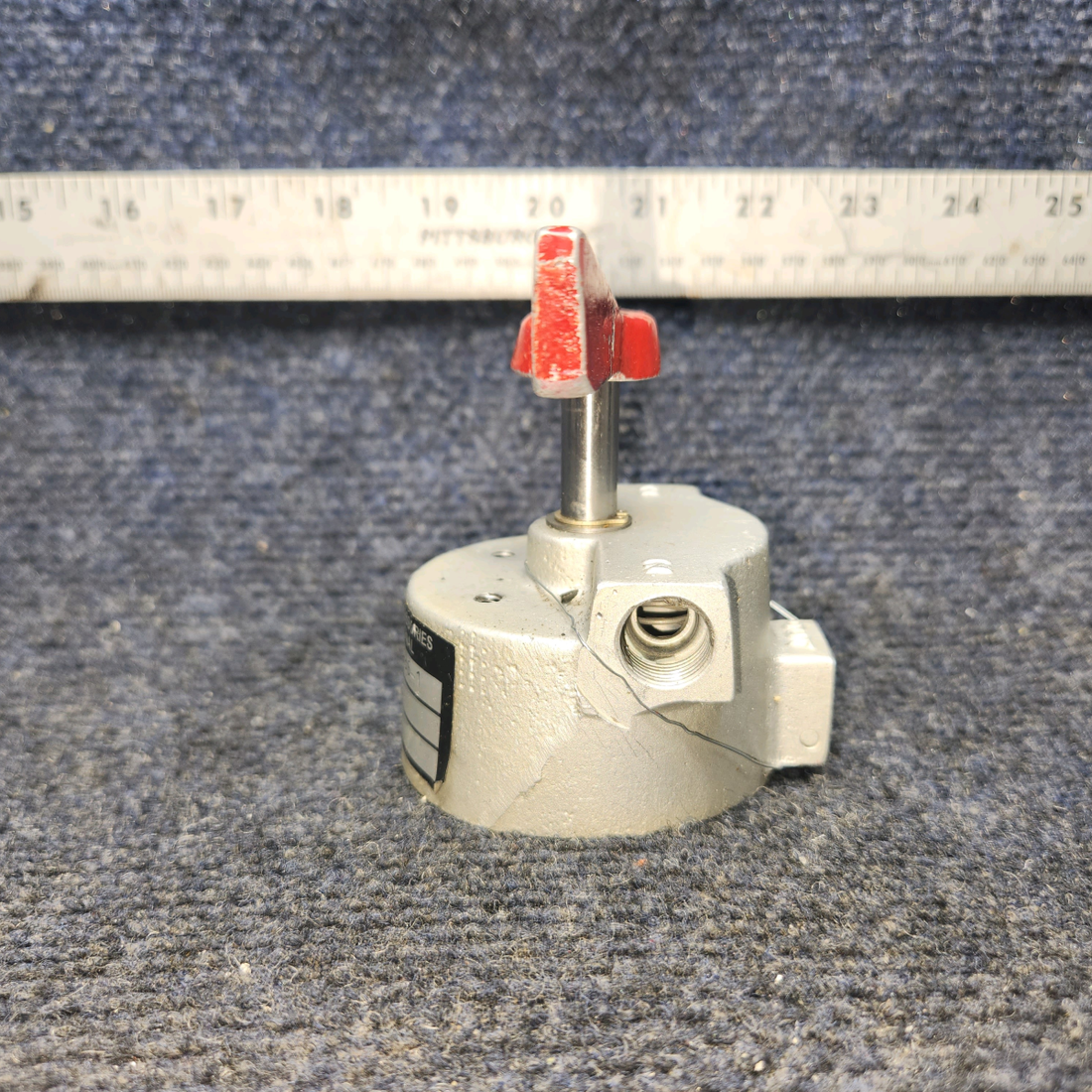 Used aircraft parts for sale, 169-380086-1 Beechcraft A24R Fuel Selector Valve