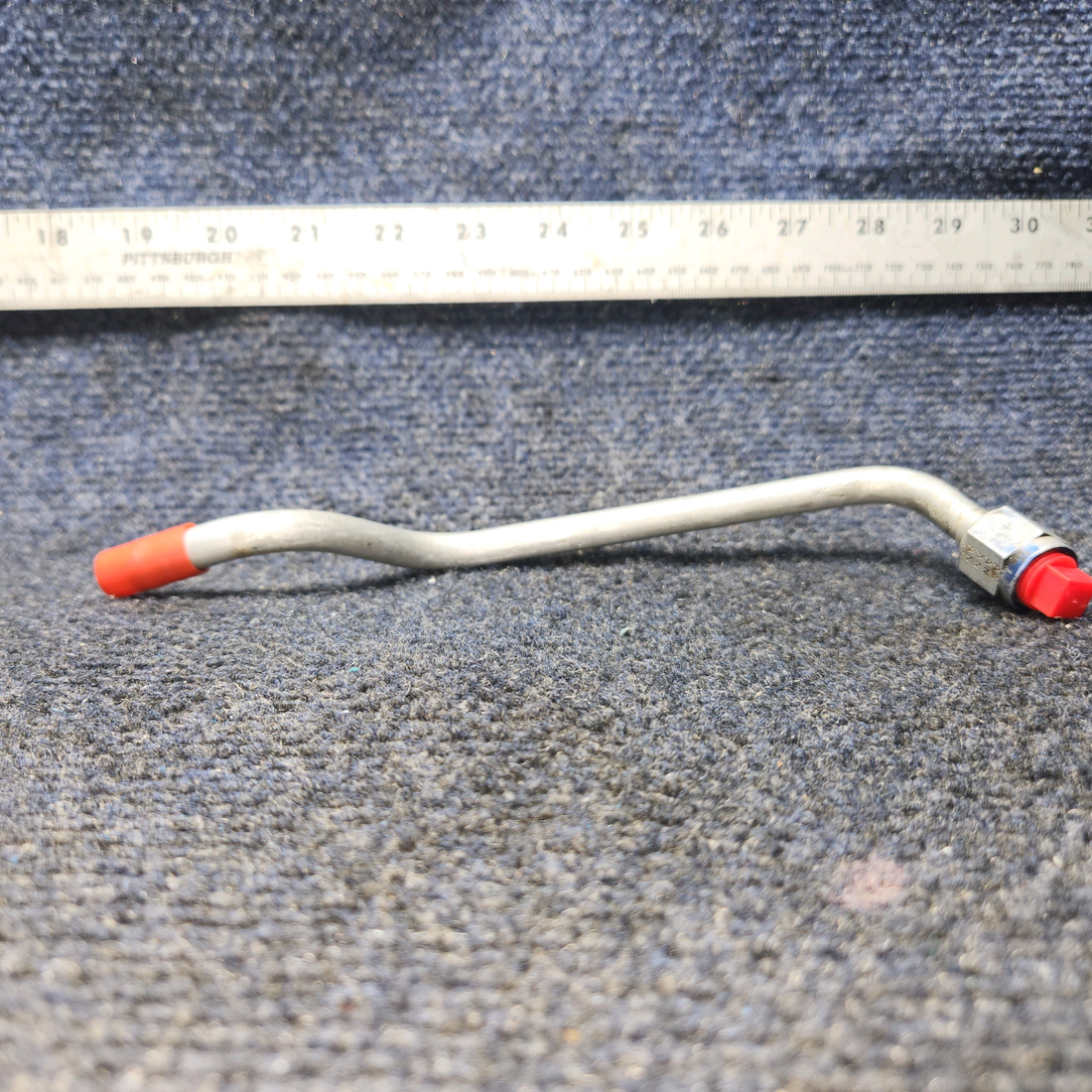 Used aircraft parts for sale, 68761 Lycoming Piper PA28-140 Oil Drain Tube for Cylinders