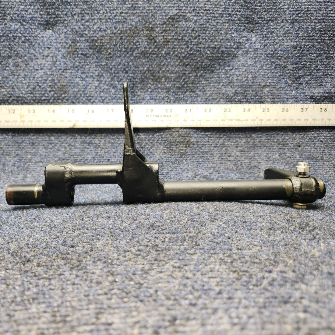 Used aircraft parts for sale, 22237-000 PIPER PA-24-250 Rudder Pedal and Toe Brake Torque Shaft Assembly