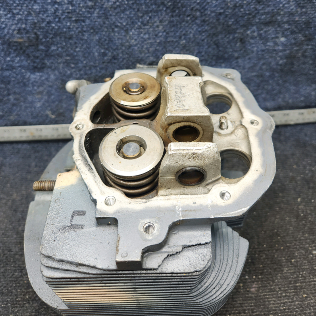 Used aircraft parts for sale, 05K21100 Lycoming O-320 PIPER PA28-140 Cylinder Piston & Ring Kit – Overhauled, Chrome