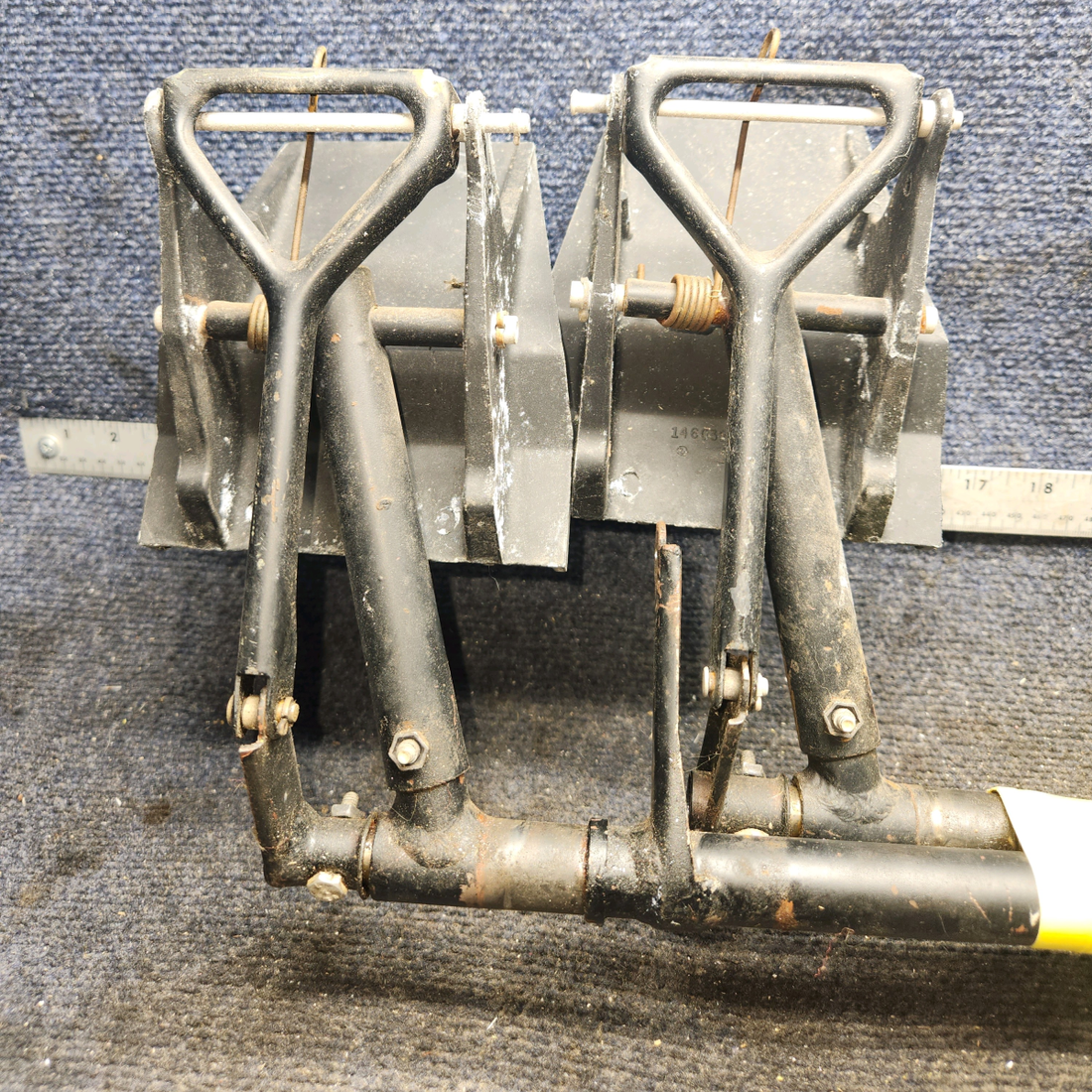 Used aircraft parts for sale, 1460501-5, 1460320-1, 1767014-3 cessna 150G Rudder and Brake Pedals