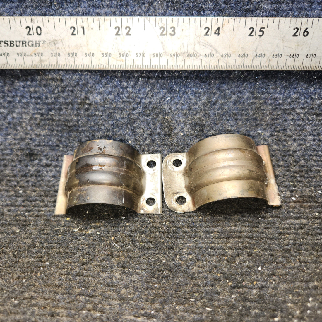 Used aircraft parts for sale, 0550176-50 cessna 150G Exhaust Clamp Assy