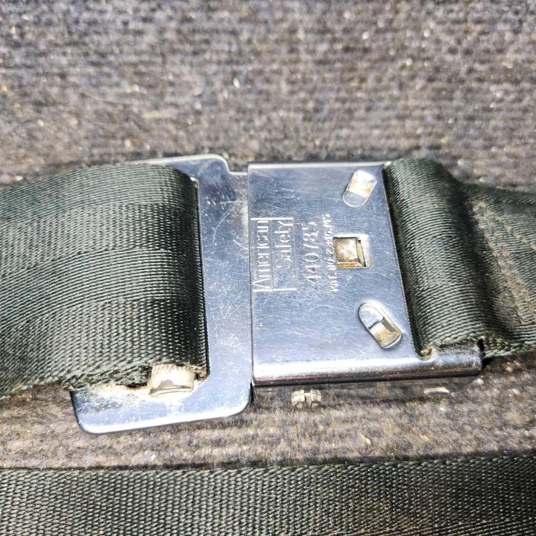 Used aircraft parts for sale, 449965-421-2264 AM-Safe 9600-22 Piper PA28-161 Seatbelt Assembly