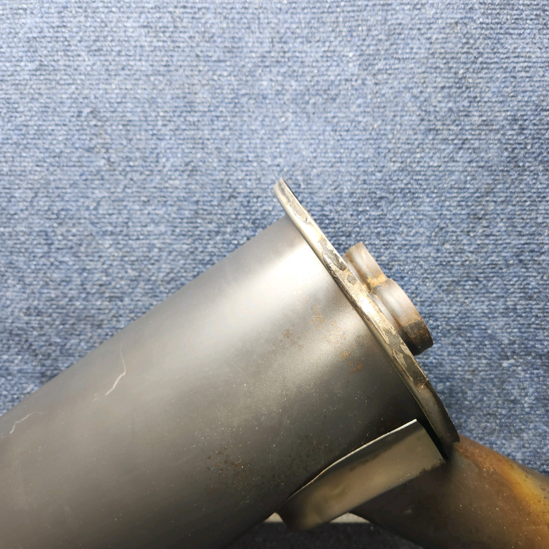 Used aircraft parts for sale, 1754001-9 CESSNA 172K LYCOMING MUFFLER (BENT TAILPIPE) "SEE PHOTOS"