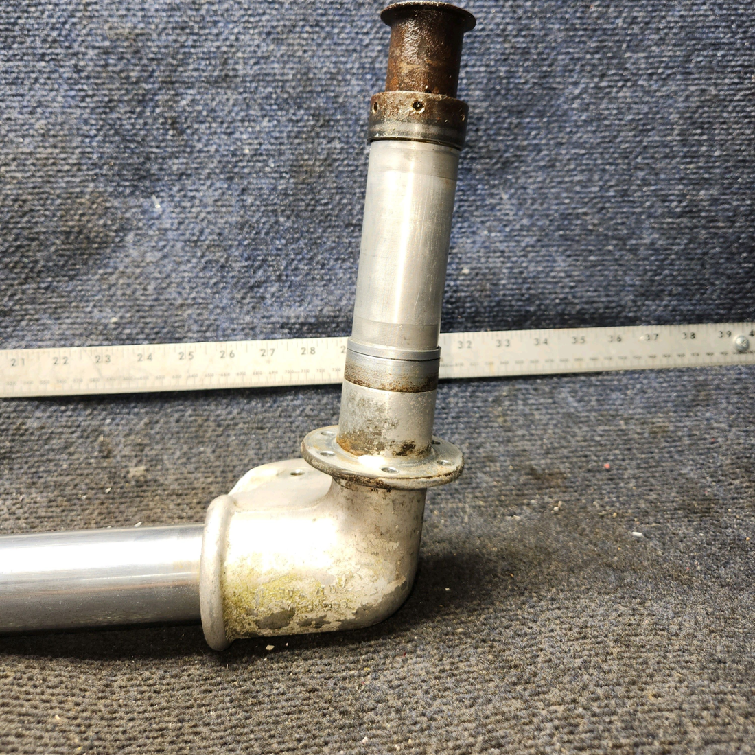 Used aircraft parts for sale, 78738-02 Piper PA-28-140 Stub Axle with Chrome Piston Tube – LH