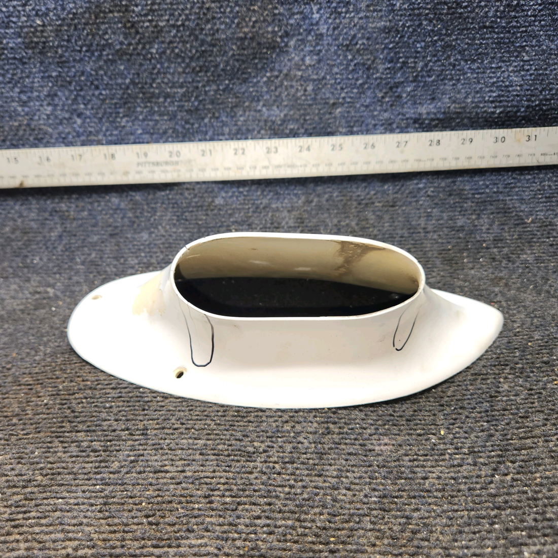 Used aircraft parts for sale, 0522150-4 Cessna 172E Upper Strut Fairing (Worn)