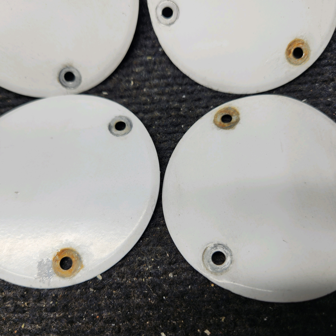 Used aircraft parts for sale, S225-3 Cessna 172E Flap Inspection Cover Plate - Set of 4