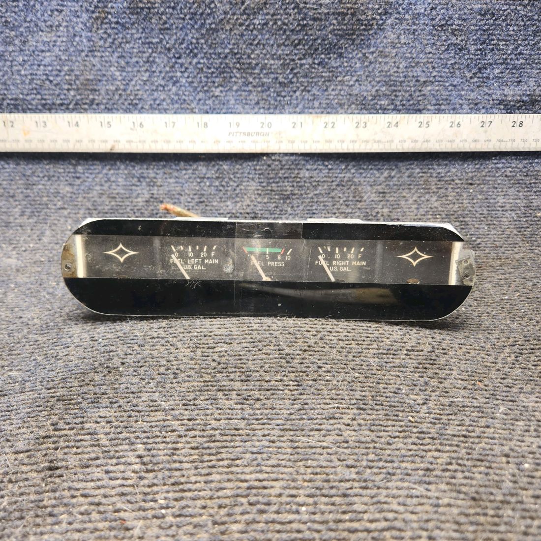 Used aircraft parts for sale, 95241-014 piper PA-28-181 Instrument Gauge Cluster Assembly - RH
