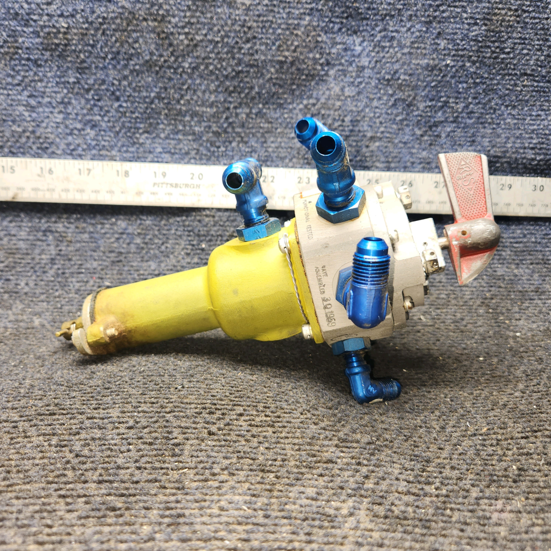 Used aircraft parts for sale, 35-921155-603 Beechcraft 35-33 Fuel Selector Valve Assy