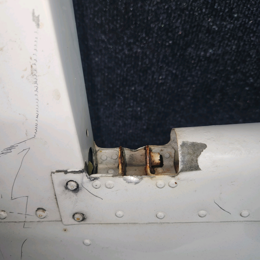 Used aircraft parts for sale, 0531006-66 Cessna 172E Rudder Assembly (Core)