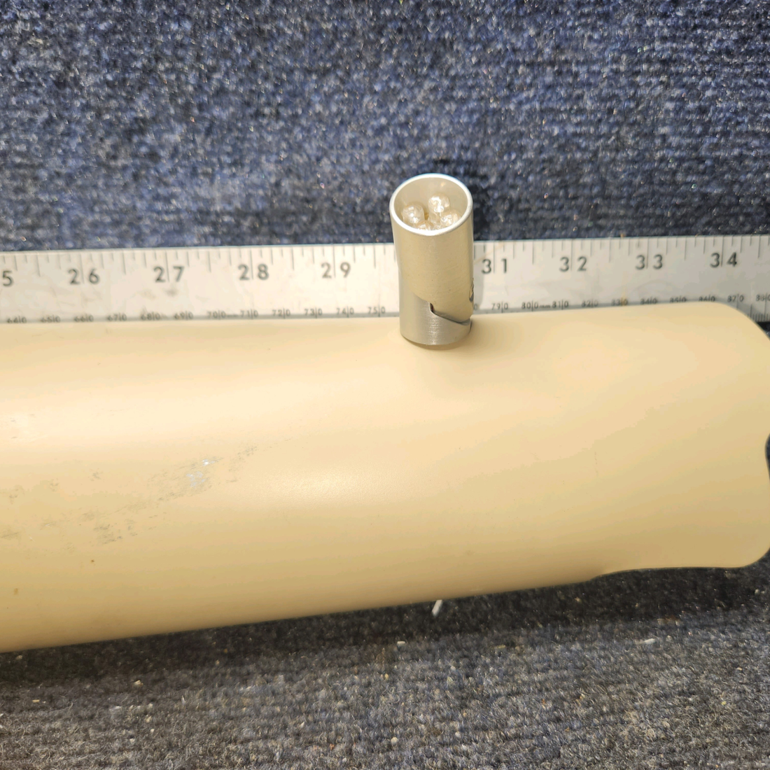 Used aircraft parts for sale, 0511137-12 Cessna 172 Doorpost Cover RH With LED Map light.