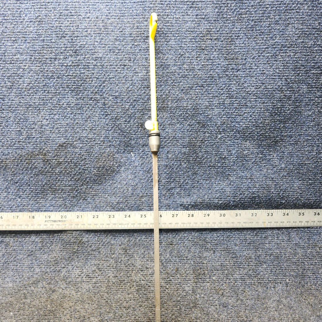 Used aircraft parts for sale, 539779 Continental O-300 Cessna 172 Engine Oil Dipstick 8 QTS.