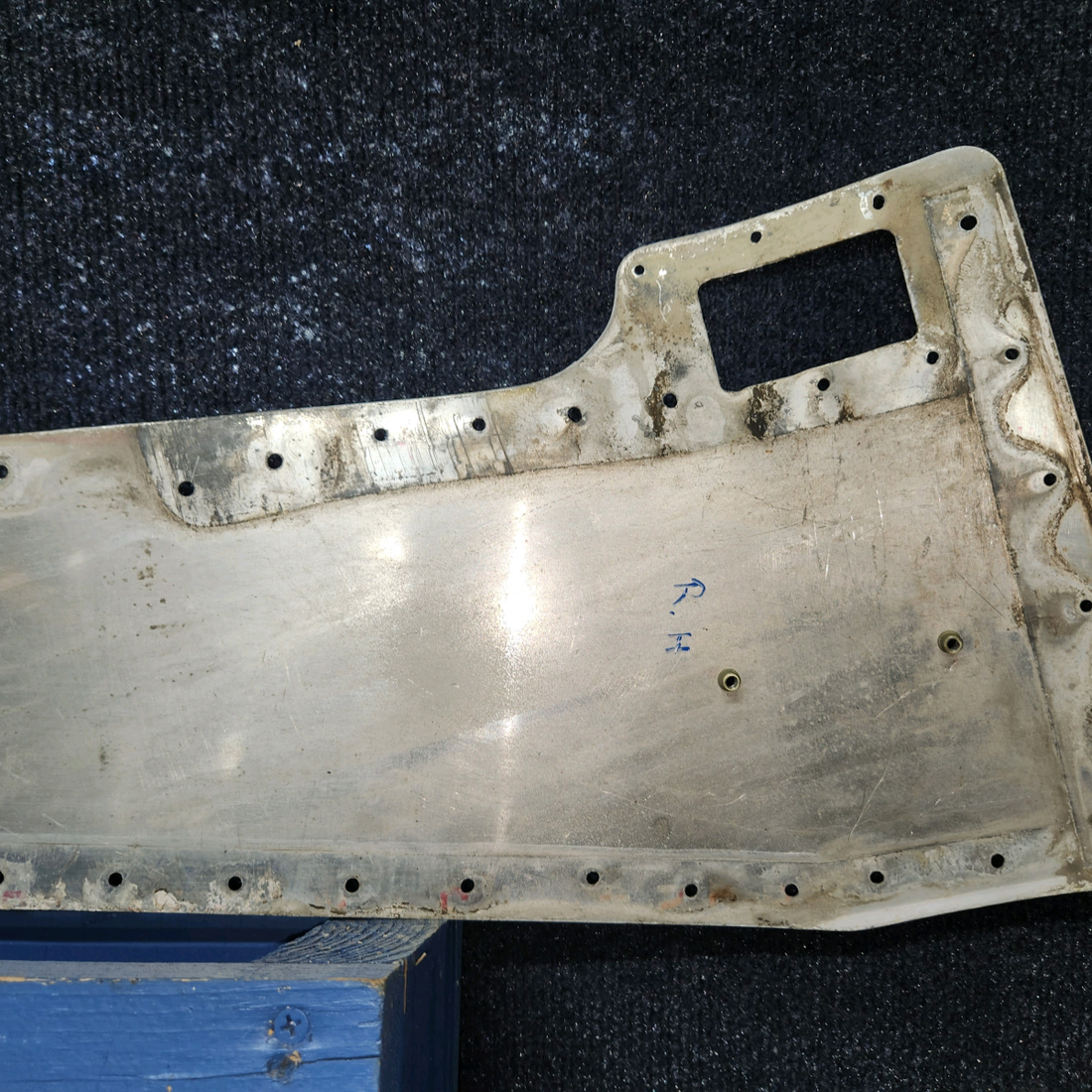 Used aircraft parts for sale, 0513007-4 Cessna 172E Doorpost Bulkhead Skin RH