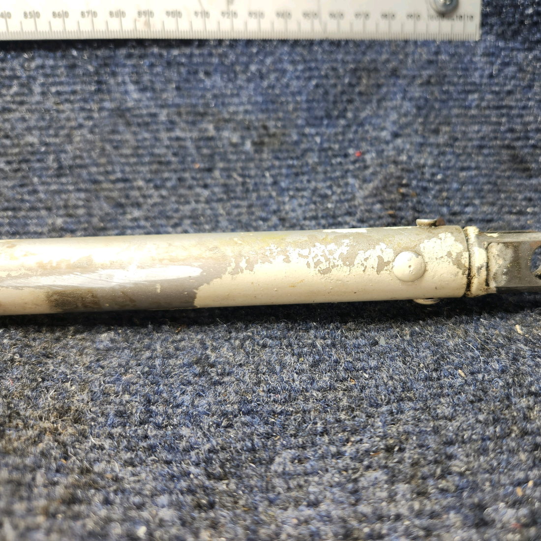 Used aircraft parts for sale, 35-825044-4 Beechcraft F35 Nose Gear Steering Rod Assembly Aft