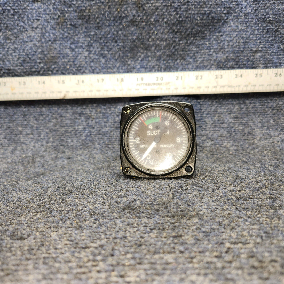 Used aircraft parts for sale, 50-384042-1 Beechcraft A24R Suction Indicator