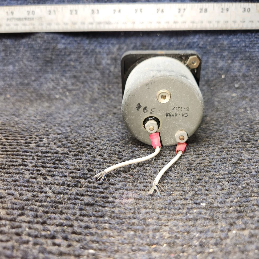 Used aircraft parts for sale, S1317N1 Cessna 172F Electric Clock Indicator (Core- Inop)