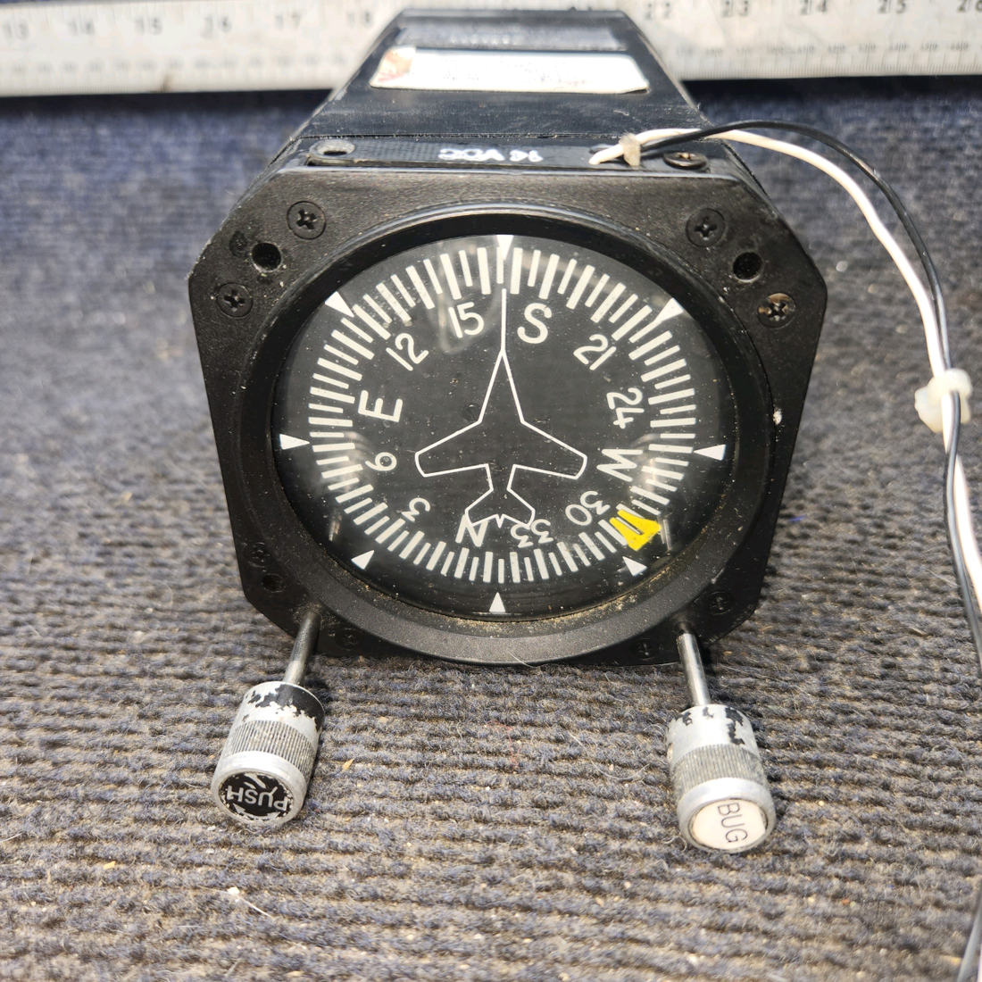 Used aircraft parts for sale, 1U262-004-15 Sigma-Tek 4000C-1 cessna 172N Directional Gyro Indicator
