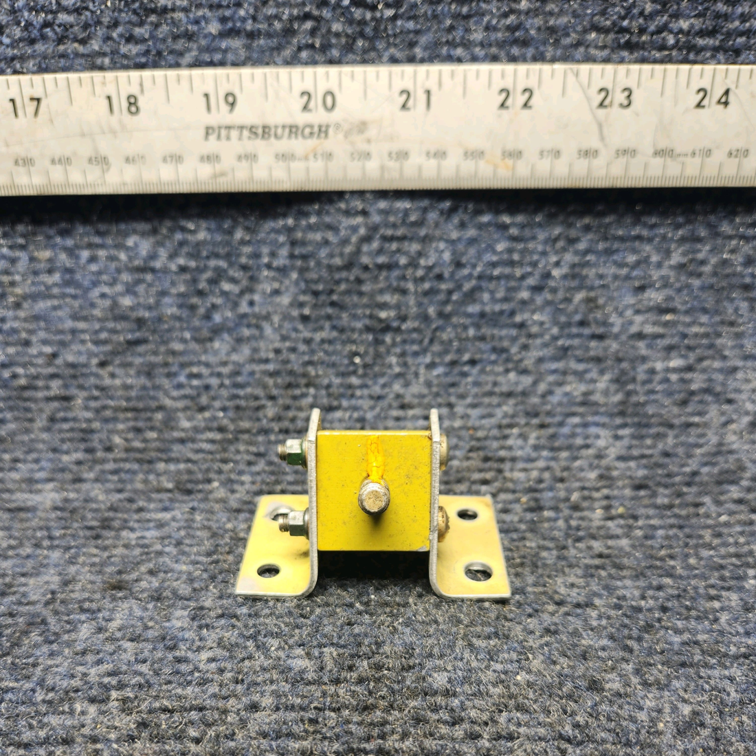 Used aircraft parts for sale, 002-410031-1 Beechcraft F33A STOP ASSY RUDDER PEDAL BELLCRANK