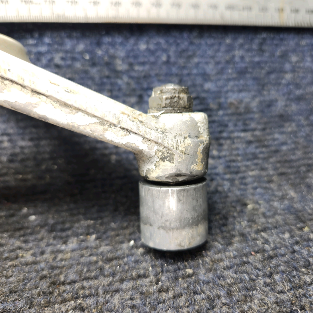 Used aircraft parts for sale, 44386-003 Piper PA32RT-300 Nose Wheel Steering Arm Assembly