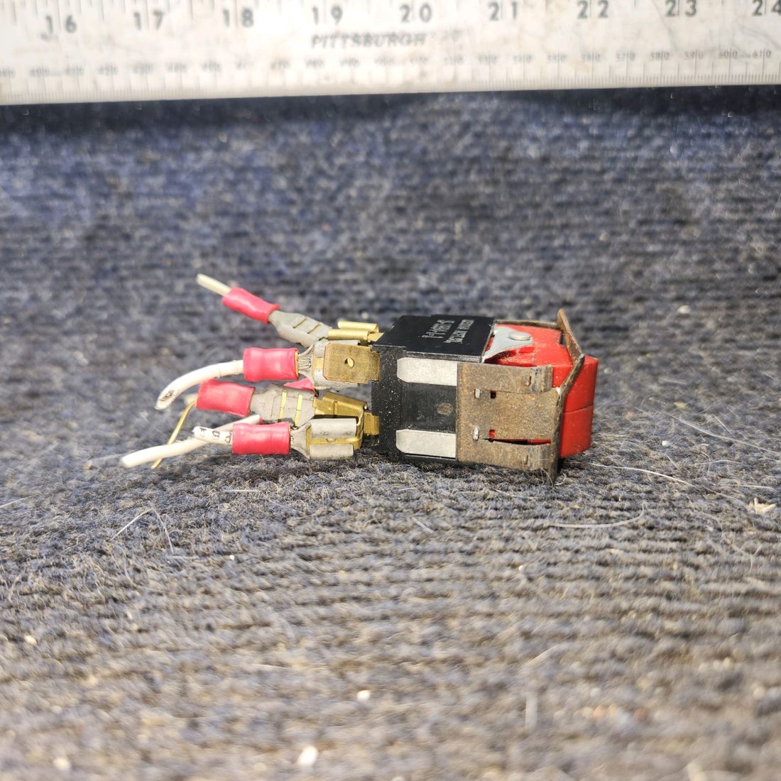 Used aircraft parts for sale, S1994-1-1 cessna 172k Dual Rocker Master Switch