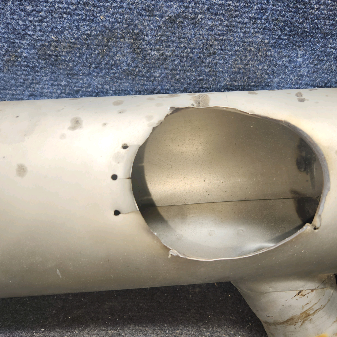 Used aircraft parts for sale, 099001-136 Beechcraft C23 SUNDOWNER Shroud Muffler Assembly