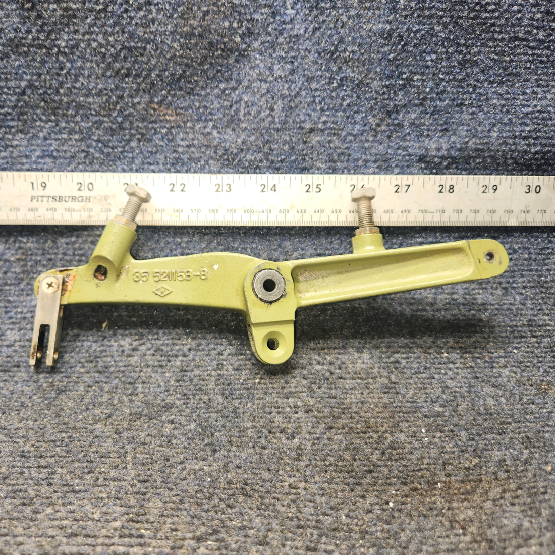 Used aircraft parts for sale, 35-521158-8 BEECHCRAFT 95-55B Aliron Belkcrank Assy RH