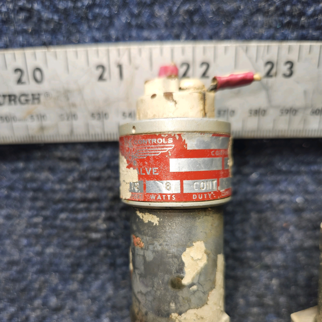 Used aircraft parts for sale, 58-380086-1 BEECHCRAFT 95-55B Shutoff Valve w/ Filter