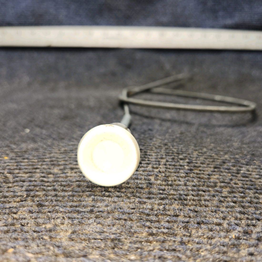 Used aircraft parts for sale, S1239-11 cessna 150G Cabin Heat Control Cable – 34.75 in