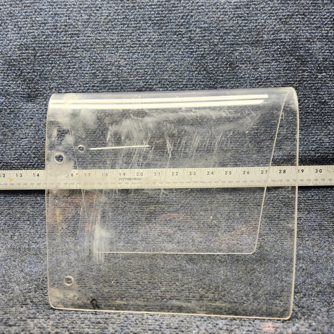 Used aircraft parts for sale, 20348-001 PIPER PA-24-250 Window Landing Light RH ( has a few scratches and minor wear )