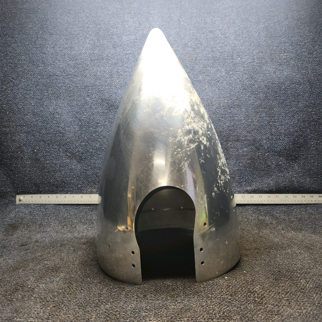 Used aircraft parts for sale, D-4797-3P Cessna 182G 3-Blade Spinner Assembly With Back Plate