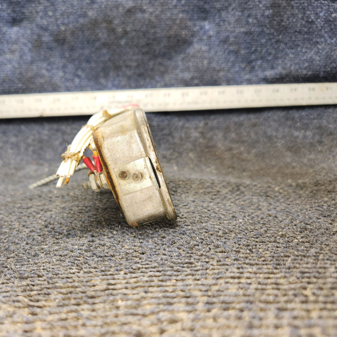 Used aircraft parts for sale, 0513144-13 Cessna 172F Instrument Cluster Panel W/ Cover