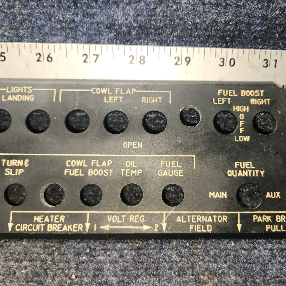 Used aircraft parts for sale, 96-324062-3 BEECHCRAFT 95-55B Circuit Sub Panel Assy - LH