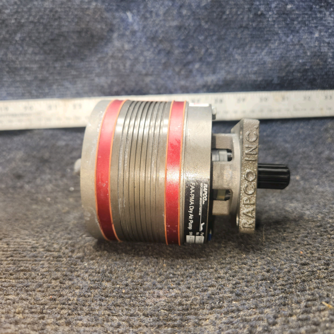 Used aircraft parts for sale, RAP215CC Lycoming Piper PA-28-140 Dry Air Pump