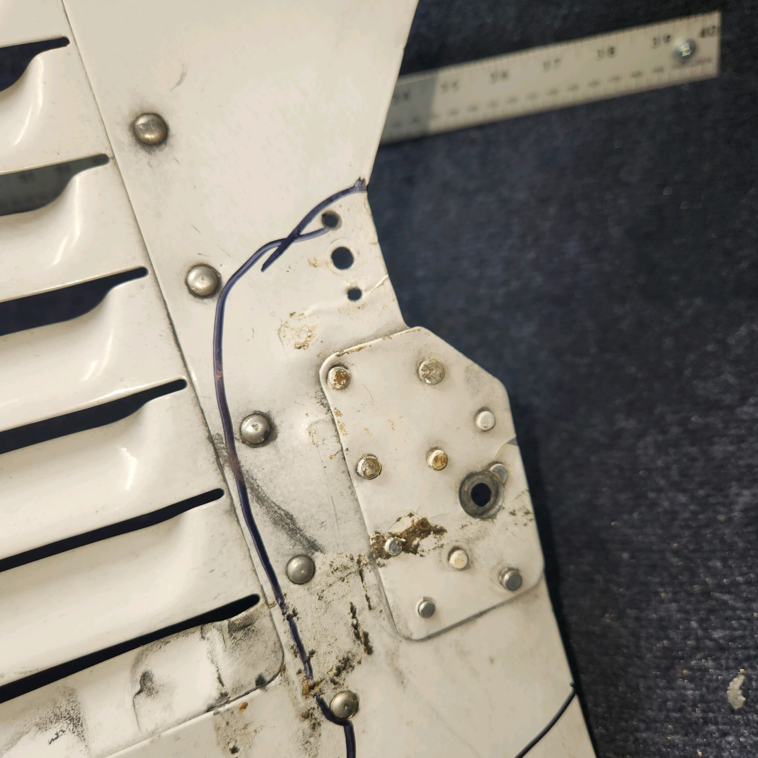 Used aircraft parts for sale, 35415-015 PIPER PA28-161 Warrior III COWLING NOSE LOWER- RH