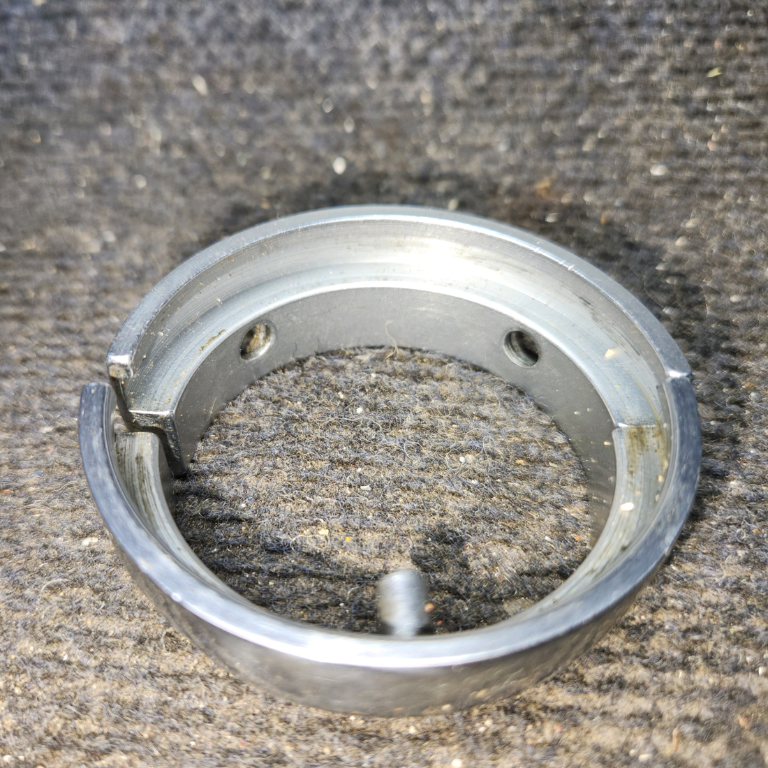 Used aircraft parts for sale, 35-524238-4 Beechcraft 35-33 Retainer Control Arm Yoke