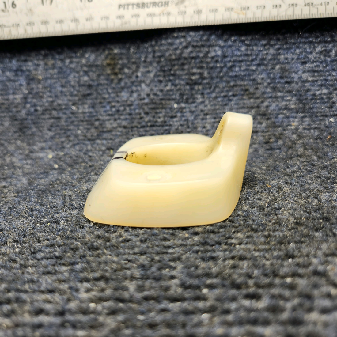 Used aircraft parts for sale, 169-524050 Beechcraft A23A Musketeer Custom III CONTROL COLUMN SUPPORT BEARING - HAS CRACK SEE PHOTOS FOR DETAIL.