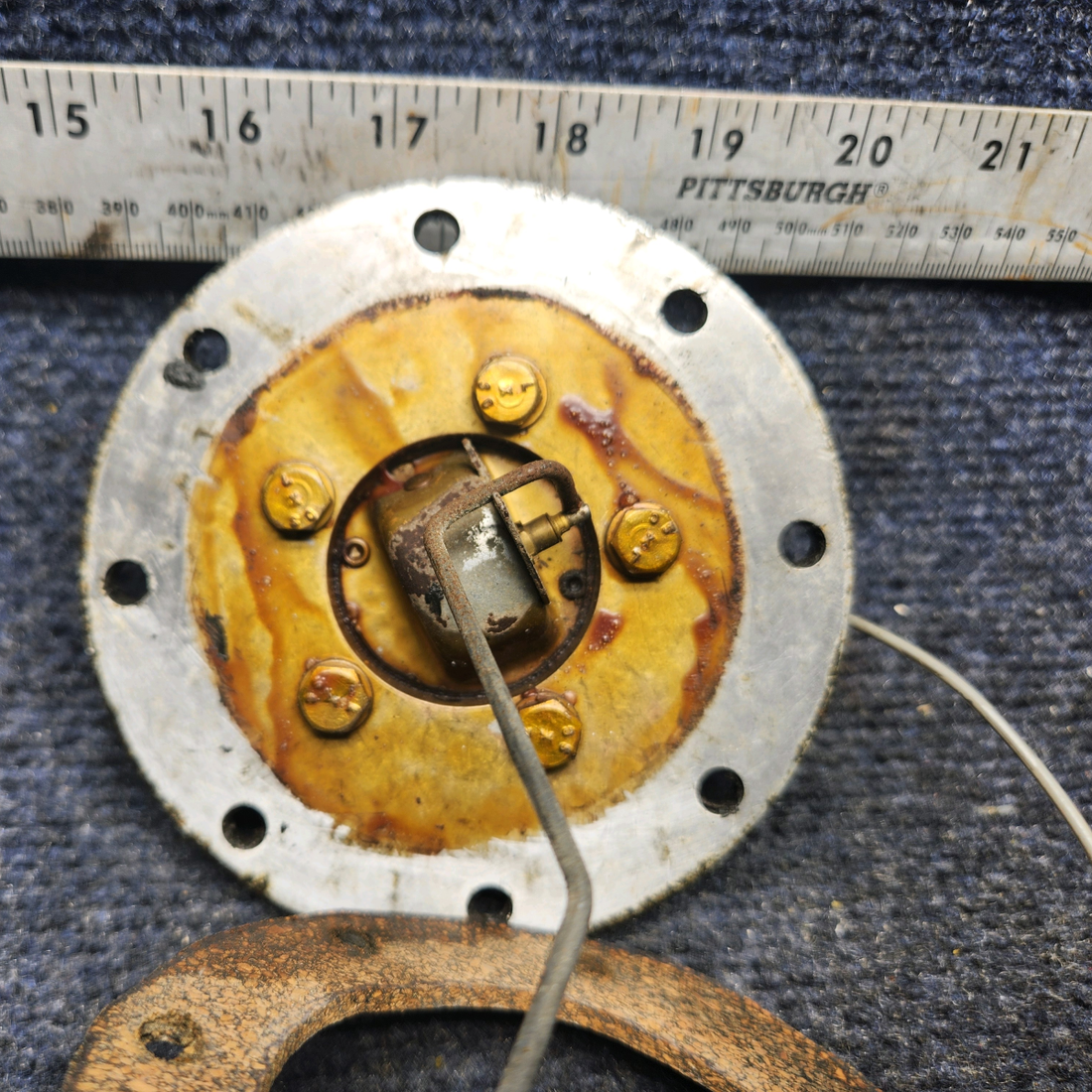 Used aircraft parts for sale, 169-380066-1 Beechcraft A24R Fuel Level Transmitter LH