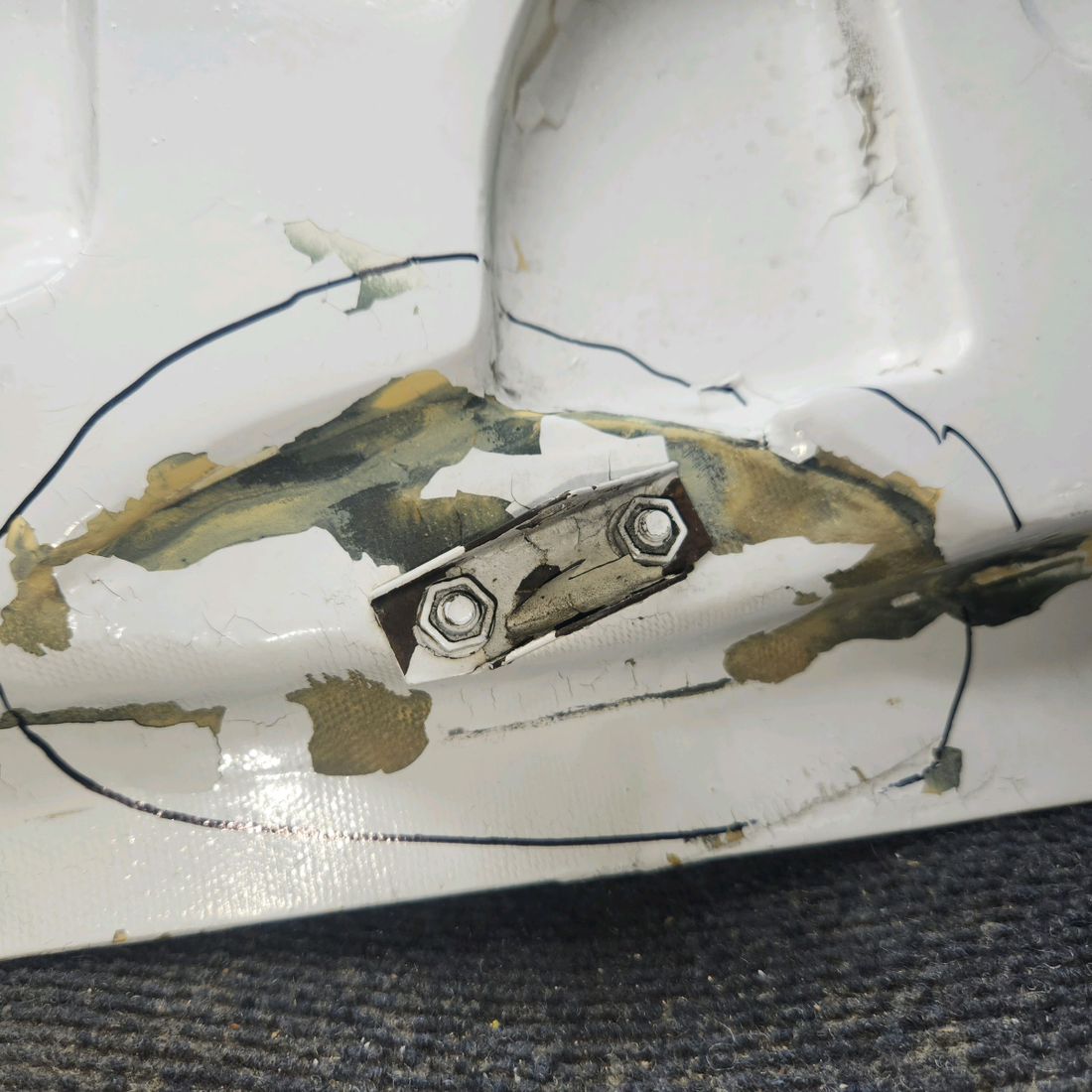 Used aircraft parts for sale, 67090-011 Piper PA32RT-300 Main Gear Door Assembly - RH