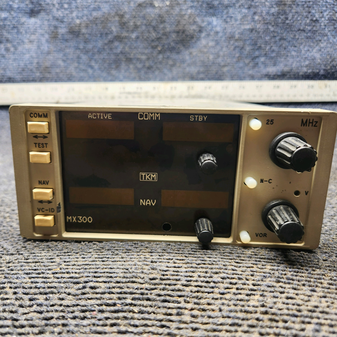 Used aircraft parts for sale, MX300 TKM cessna 172N Nav/ Com 14V  No Tray No Connector