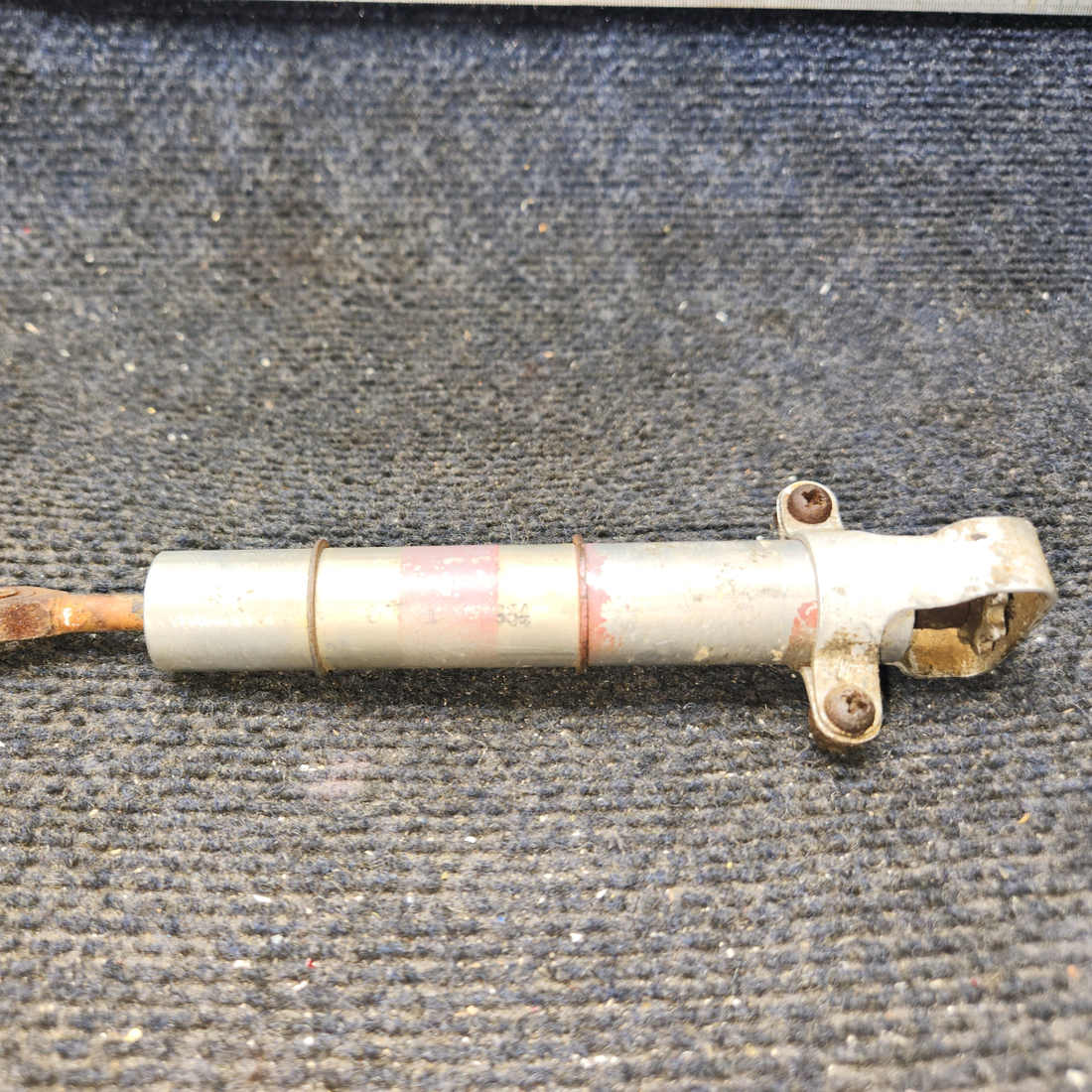 Used aircraft parts for sale, 0310293-2 Cessna 172F Elevator Tab Actuator with Guard and Clamps