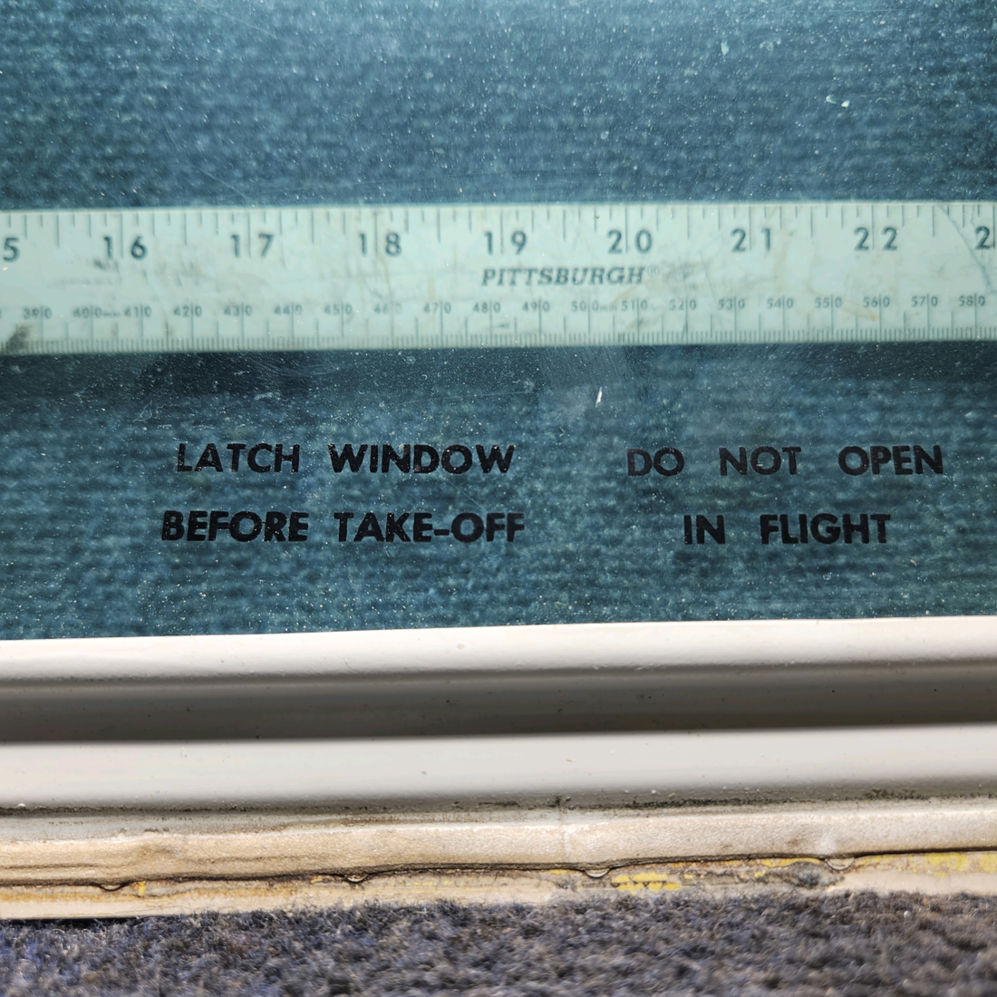Used aircraft parts for sale, 35-410291-146 BEECHCRAFT 95-55B Cabin Rear Window Assembly - LH
