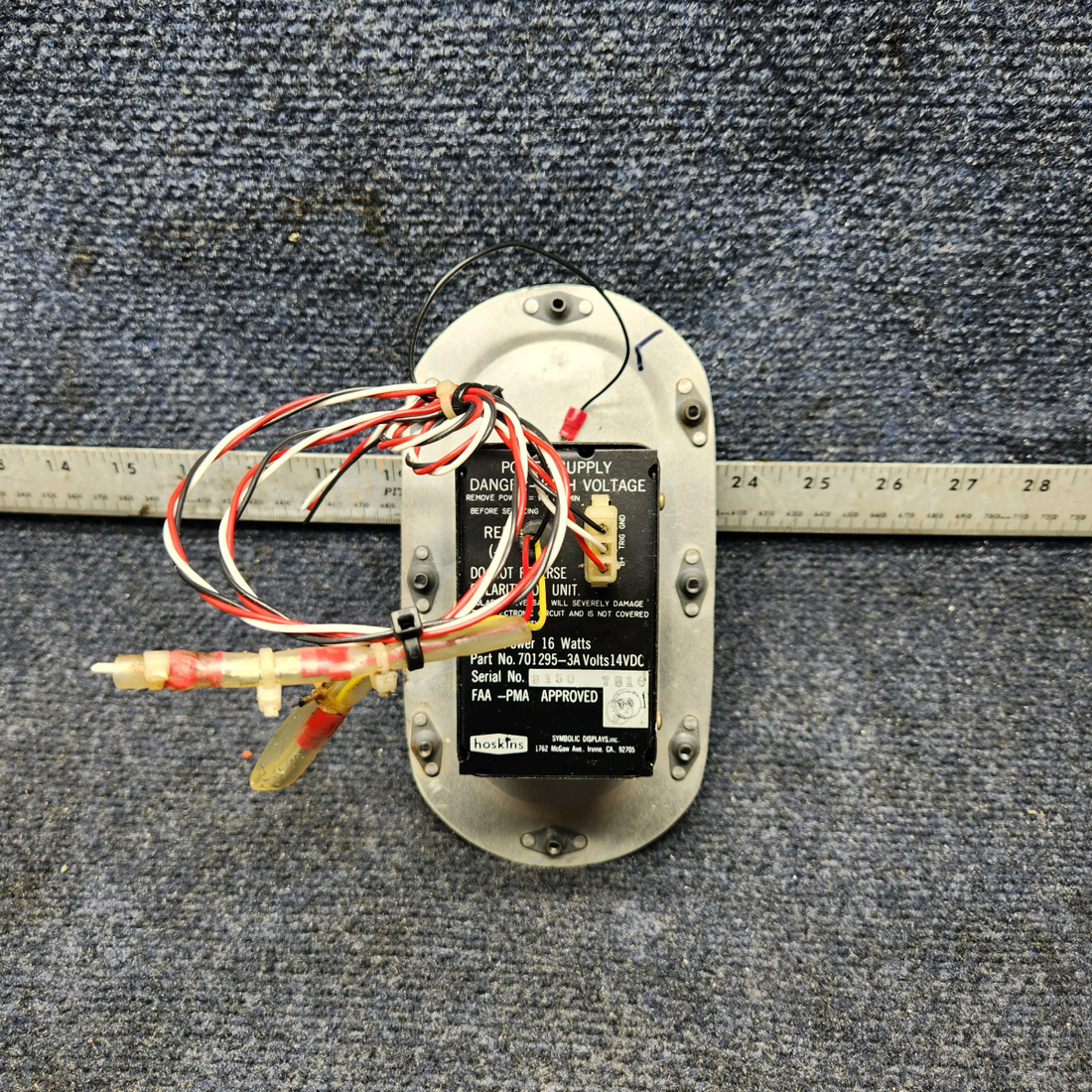 Used aircraft parts for sale, 701295-3A Hoskins MOONEY M20J STROBE LIGHT POWER SUPPLY (VOLTS: 14)