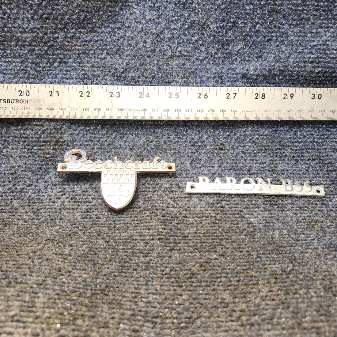 Used aircraft parts for sale, EMBLEM SET BEECHCRAFT 95-55B Emblem Set – Beechcraft Baron B55