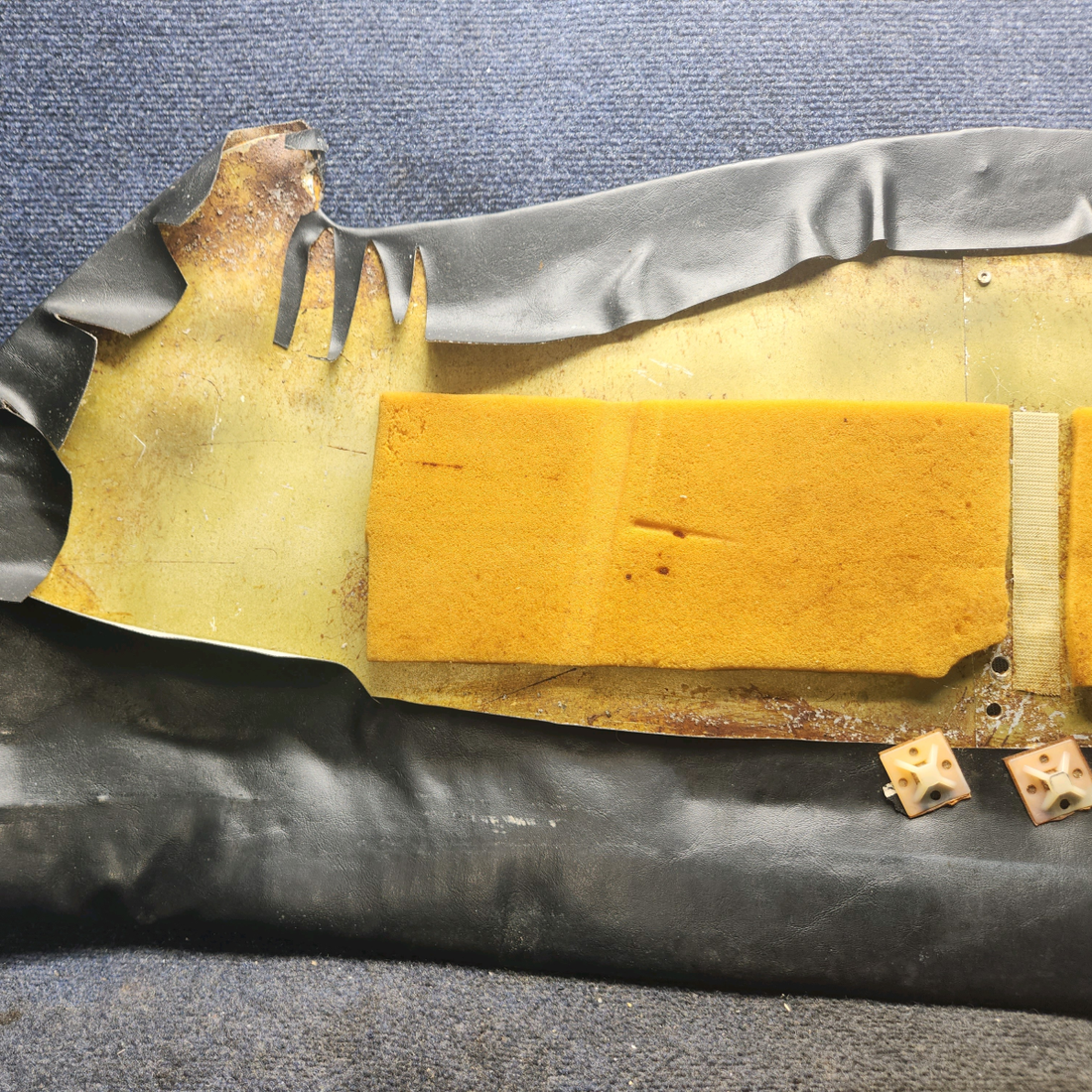 Used aircraft parts for sale, 35-534300-166 Beechcraft F35 Windshield Cowl Upholstery Panel