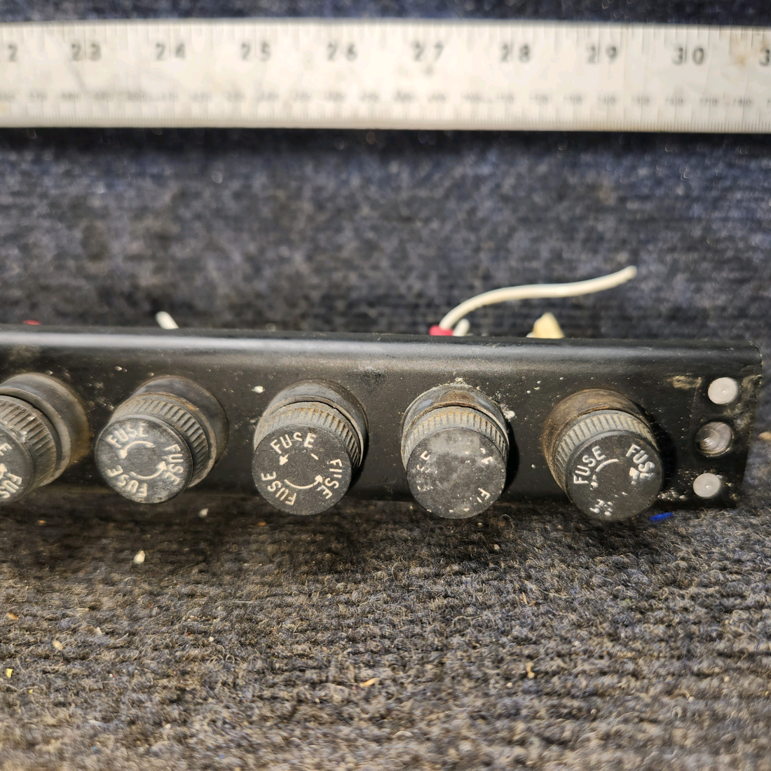 Used aircraft parts for sale, 63868-000 Piper PA-28-140 Fuse Holder Channel Assembly