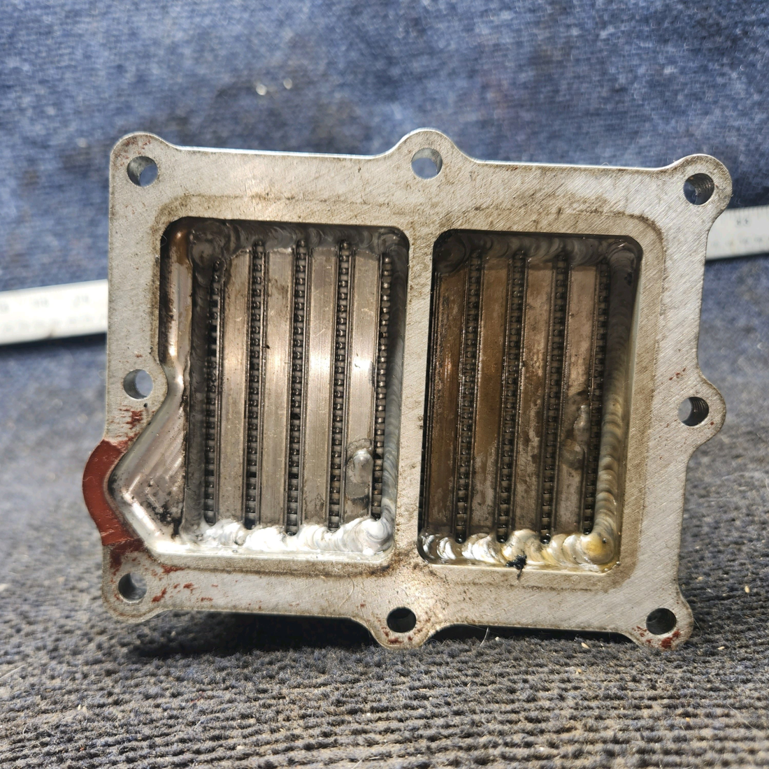 Used aircraft parts for sale, 627392 Continental O-470 Cessna 182G Oil Cooler